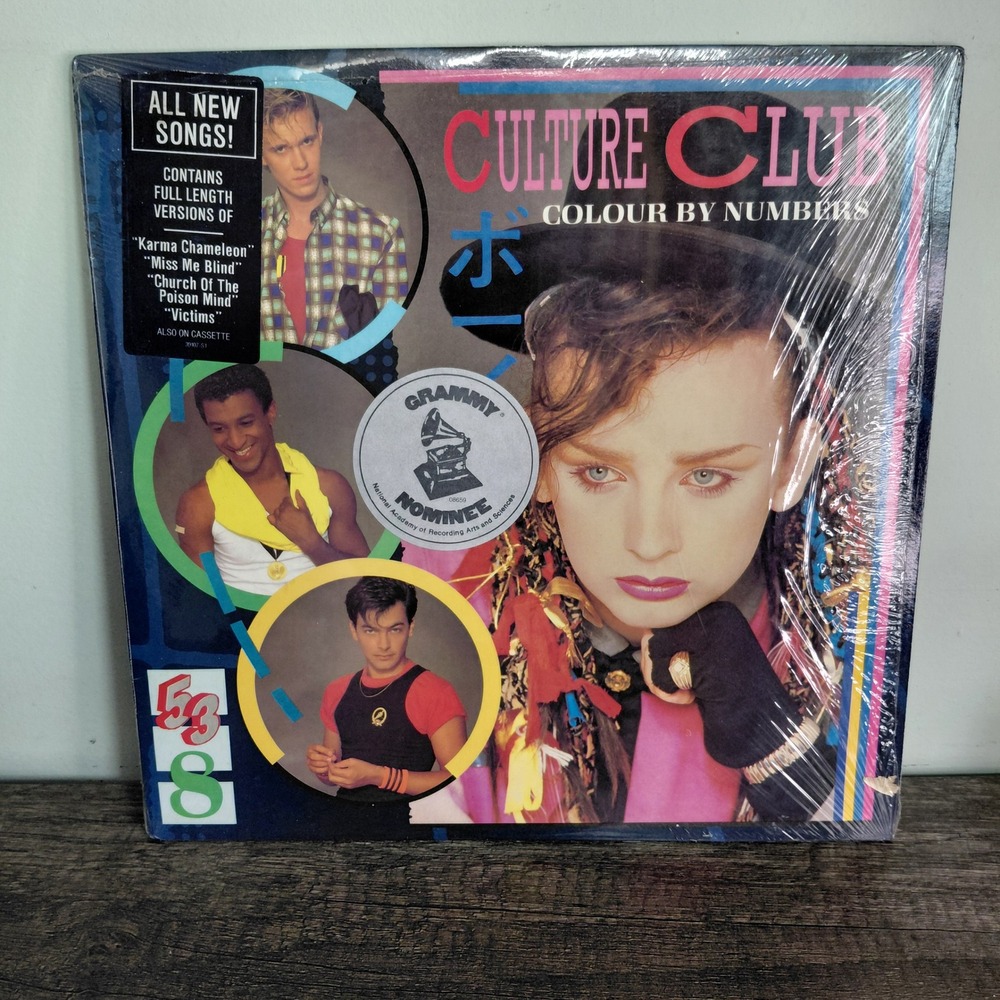 Culture Club Colour By Numbers Vinyl LP 1983 Karma Chameleon Boy George QE 39107